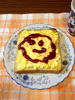 朝食にグー‼絶品エッグトースト!-レシピのメイン写真