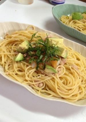 ツナとアボカドパスタ 〜わさび風味〜-レシピのメイン写真