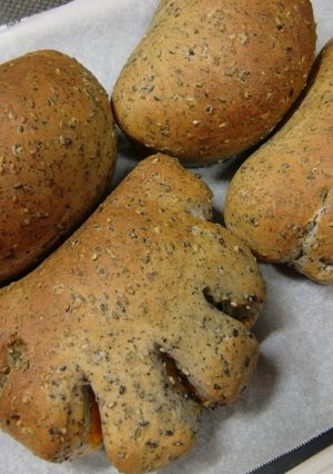 ■■■■黒胡麻かぼちゃパン■■■■-レシピのメイン写真