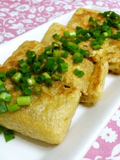 おつまみに*油揚げの納豆はさみ焼き-レシピのメイン写真
