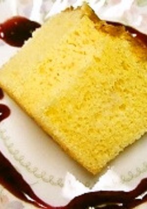 薄力粉シフォンケーキ-レシピのメイン写真