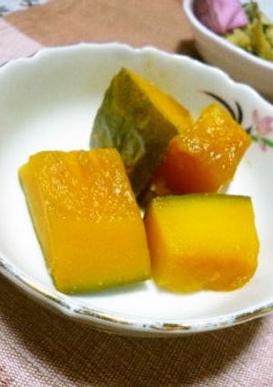 甘い煮物が苦手な方もOK　カボチャの煮物-レシピのメイン写真