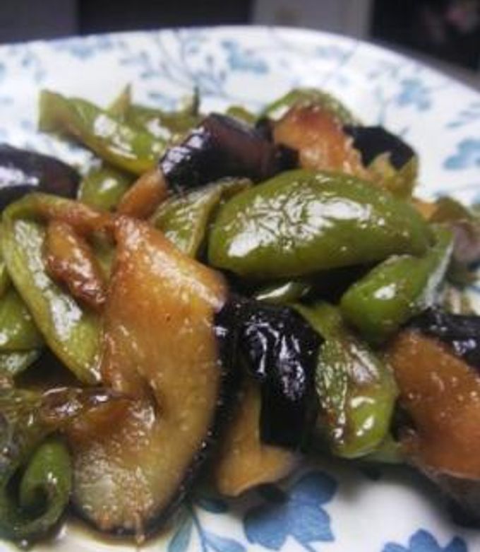 ピーマンとナスの甘酢炒め by お茶丸 【クックパッド】 簡単おいしい