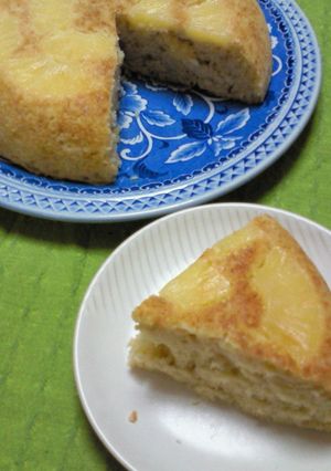 バナナ＆パイン缶で蒸しパン風ケーキ-レシピのメイン写真