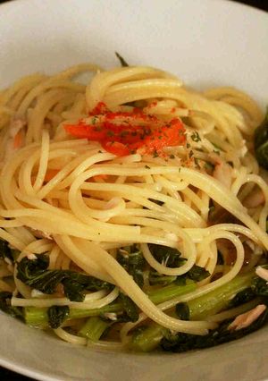 大根葉とツナの和風パスタ-レシピのメイン写真