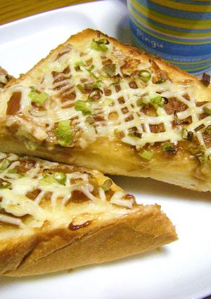 ズボラ朝食✿なめたけマヨトースト✿-レシピのメイン写真
