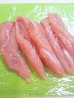 簡単✤ささみの筋とり-レシピのメイン写真