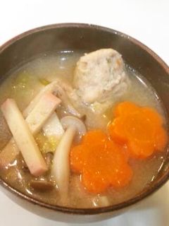 ポッカポカ♥つみれ汁-レシピのメイン写真