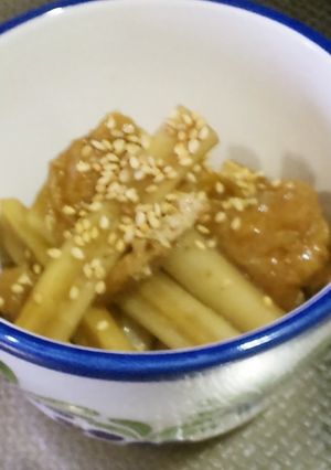 ごぼうとお揚げのさっぱりポン酢煮-レシピのメイン写真