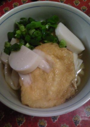 ホームベーカリーできつねうどん-レシピのメイン写真