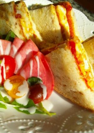 ほっこり☆簡単“和”なクラブホットサンド-レシピのメイン写真