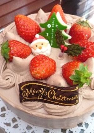 *2012年クリスマス生チョコケーキ*-レシピのメイン写真