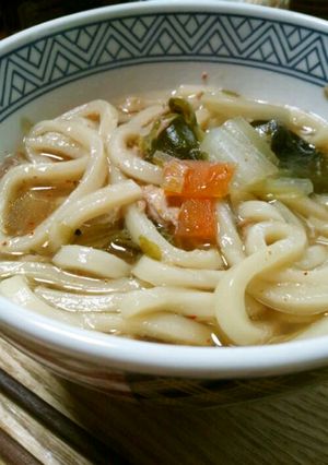 節約激うまズボラ飯☆ツナうどん-レシピのメイン写真