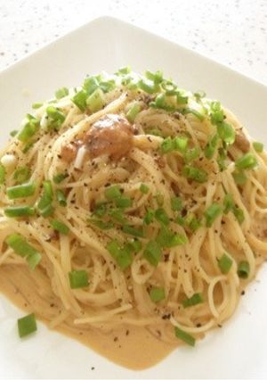 瓶詰め粒ウニで♡ウニのクリームパスタ-レシピのメイン写真