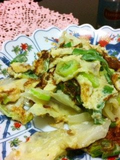 キャベツと卵の醤油麹炒め☆-レシピのメイン写真