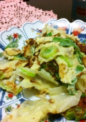 キャベツと卵の醤油麹炒め☆-レシピのメイン写真