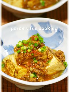焼き豆腐と豚ひき肉の甘辛とろみ煮-レシピのメイン写真