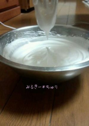 これでふわふわ＊メレンゲの作り方-レシピのメイン写真