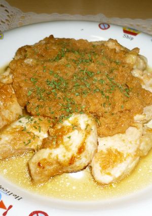 鶏肉のにんじんソースかけ-レシピのメイン写真