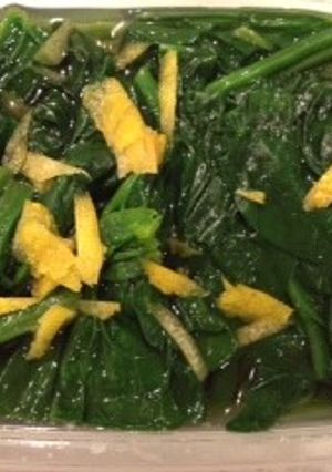 ほうれん草の美味しいお浸し（料亭風）-レシピのメイン写真