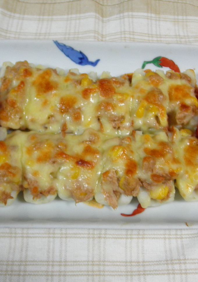 ちくわ のツナマヨチーズ焼き-レシピのメイン写真