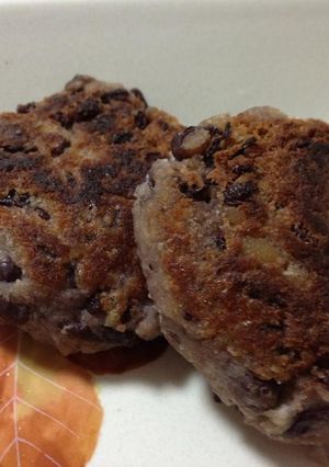 あずきハンバーグ-レシピのメイン写真