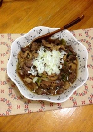 鶏皮と鶏レバーの甘辛煮(^_^)-レシピのメイン写真