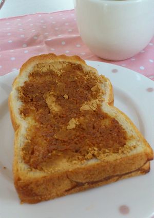 ☆塗って焼くだけ☆きなこトースト☆-レシピのメイン写真