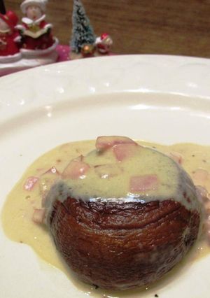 アヒージョステーキ♡クリームソース添♪-レシピのメイン写真