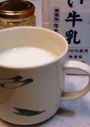 ジャムで作るほっこりホットミルク-レシピのメイン写真