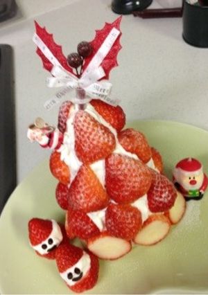 ズボラ◇時短◇クリスマスツリーケーキ-レシピのメイン写真