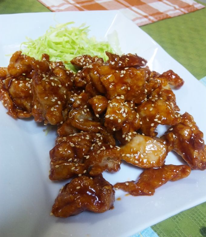 ご飯がすすむ♪「甘辛チキン」 by あっこママにゃん 【クックパッド
