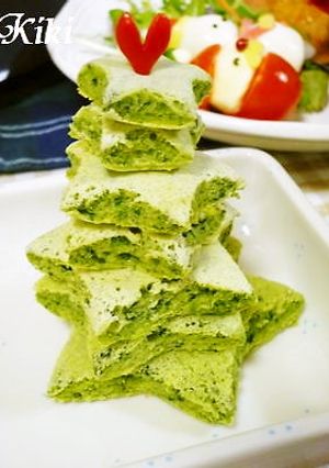 【離乳食】1歳のクリスマスツリーケーキ＋-レシピのメイン写真