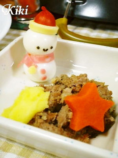 +クリスマス+ ワンポイント雪だるま-レシピのメイン写真