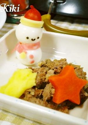 +クリスマス+　ワンポイント雪だるま-レシピのメイン写真
