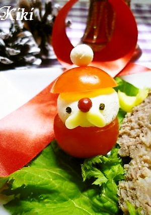 +クリスマス+　ワンポイントサンタさん-レシピのメイン写真