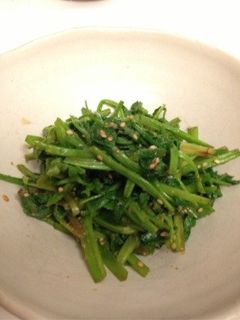 せりの胡麻和え-レシピのメイン写真