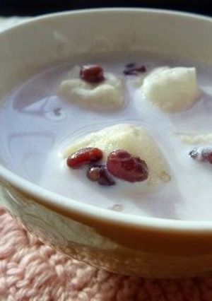*ホットミルクでお汁粉*-レシピのメイン写真