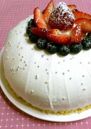 ダブルムースのドームケーキ(ズコット)-レシピのメイン写真