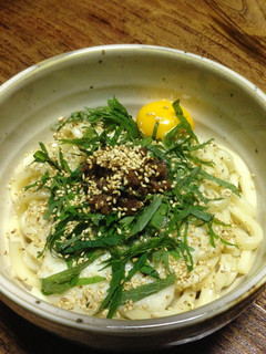 釜玉うどん とろろ梅しそ-レシピのメイン写真