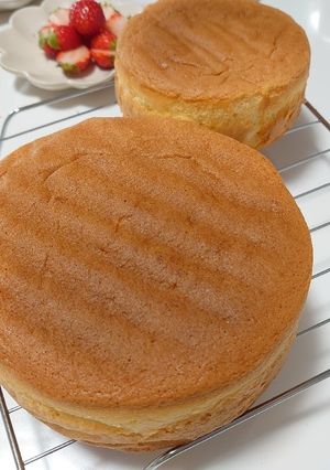 スポンジケーキ-レシピのメイン写真