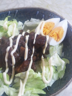 残ったフライドチキンで!鶏照り焼き丼☆-レシピのメイン写真