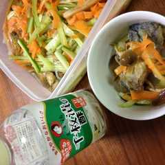 カレーサバ唐とお野菜マリネ-レシピのメイン写真