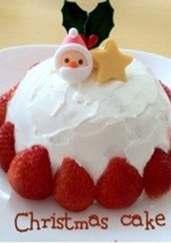 *＊クリスマスケーキ＊*クレープドーム型-レシピのメイン写真