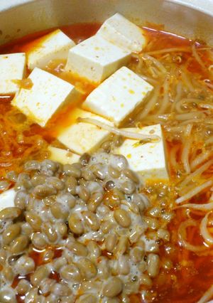 キムチ納豆鍋-レシピのメイン写真
