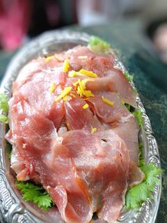 わさび菜と生ハムのサラダ-レシピのメイン写真