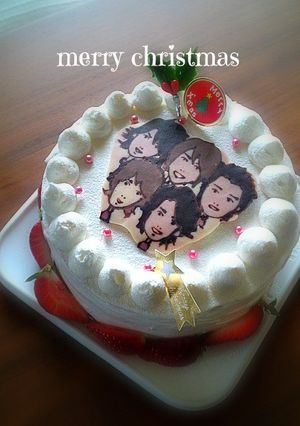 嵐☆キャラクリスマスケーキ-レシピのメイン写真