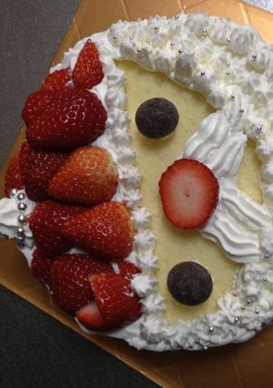 サンタクロースケーキ-レシピのメイン写真