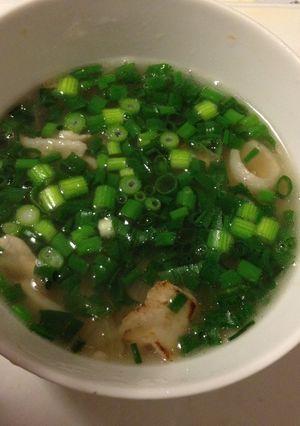 超手抜き☆ねぎたっぷり中華風スープ-レシピのメイン写真