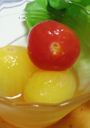 大人のデザート☆プチトマトのワイン漬け-レシピのメイン写真